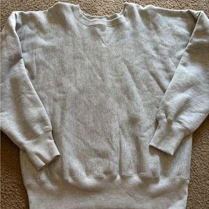 Rare Champion Made in Japan; Heather Grey Crew Sweatshirt Size M